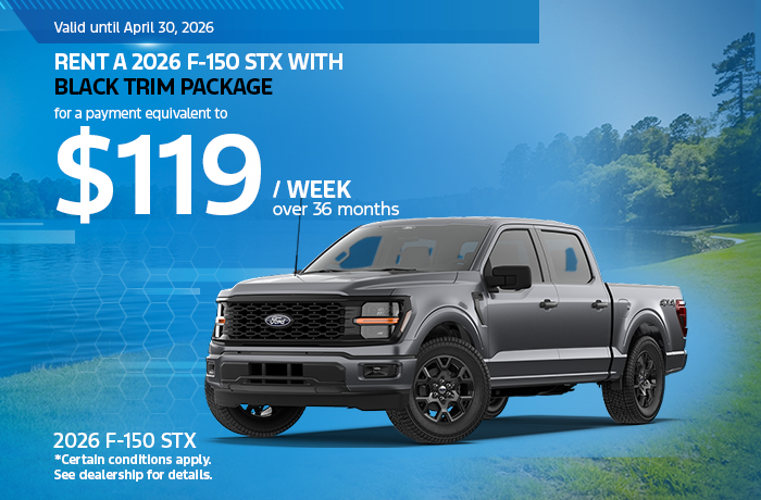Bannière de F-150 2026