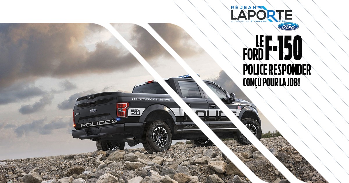 Le F-150 Police Responder: conçu pour la job!