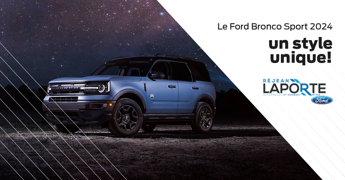 Le Ford Bronco Sport 2024 : un style unique !