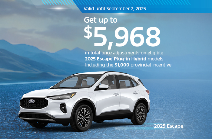 Bannière de Ford Escape 2025