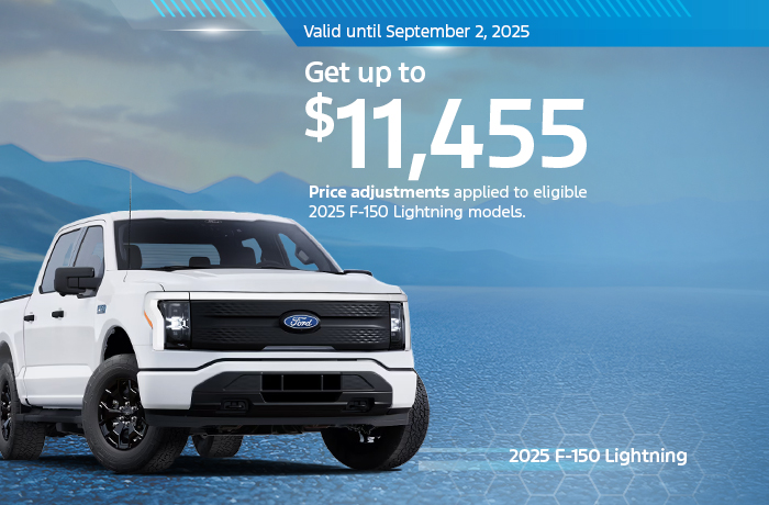 Bannière de F-150 Lightning 2025