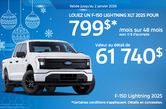 Bannière de F-150 Lightning 2025
