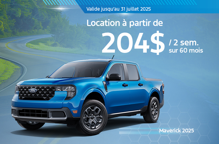 Bannière de Maverick 2025