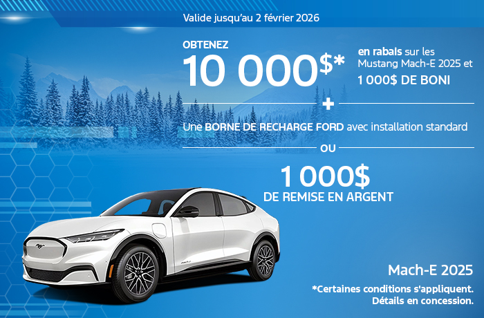 Bannière de Mach-E 2025