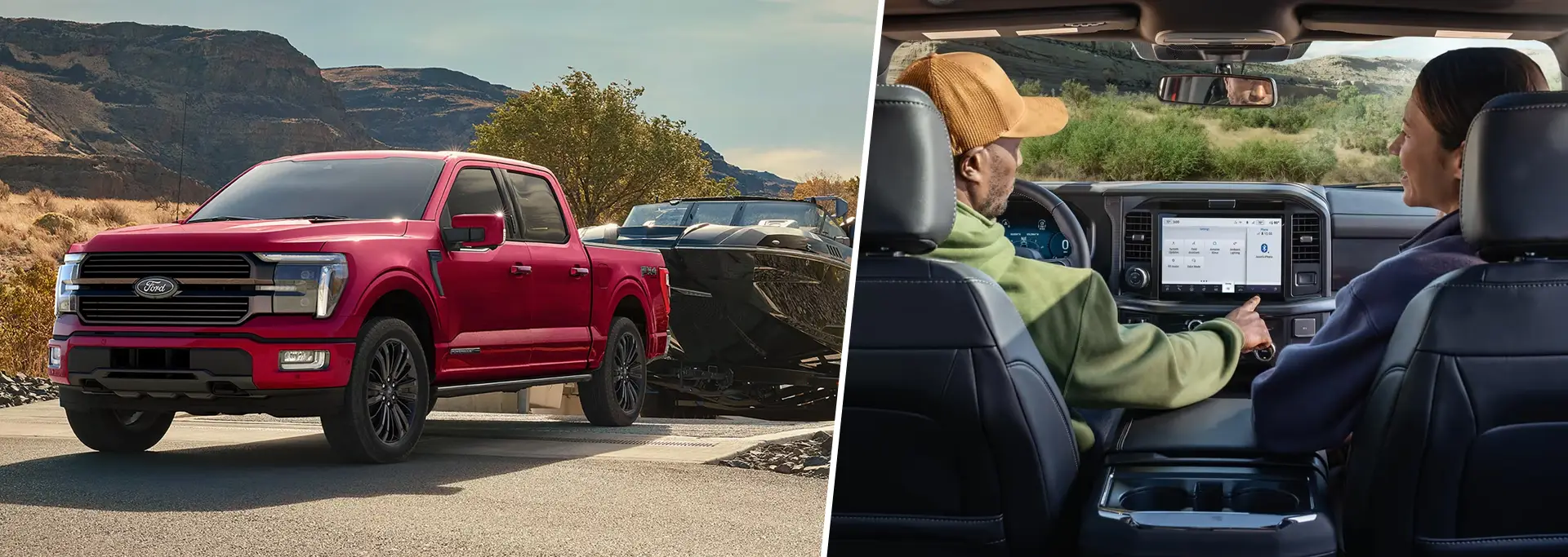 Force brute sans compromis avec le Ford Hybride dans le F150. Tracter ce que vous désirez, sortez des sentiers battus