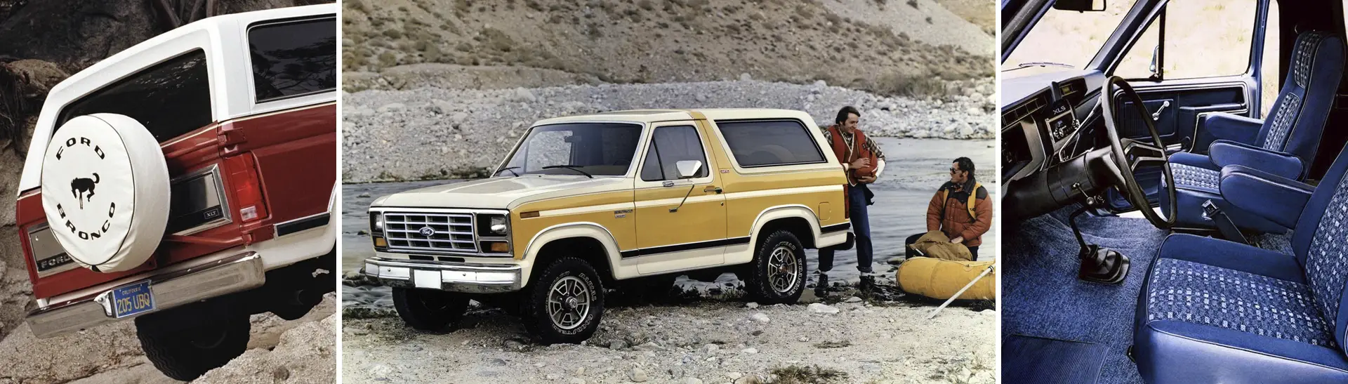 Ford Bronco troisième à cinquième génération