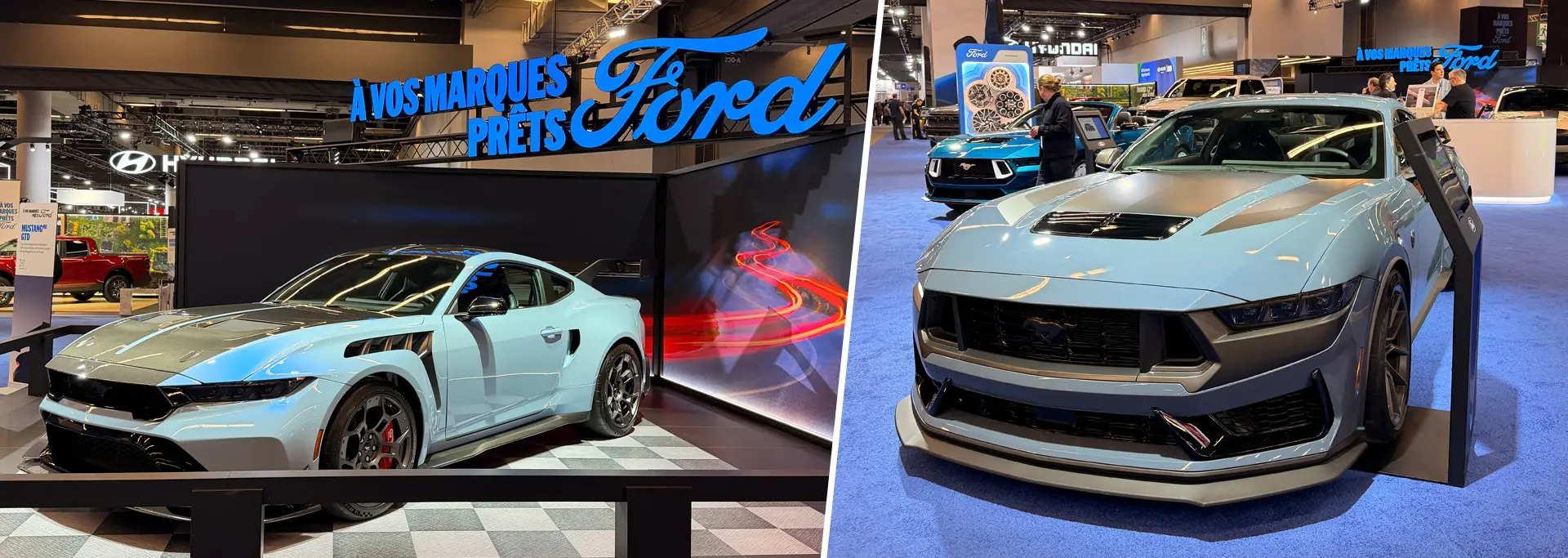 Mustang GTD 2026 et Mustang Darkhorse 2026 au Salon de l'auto de Montréal 2026