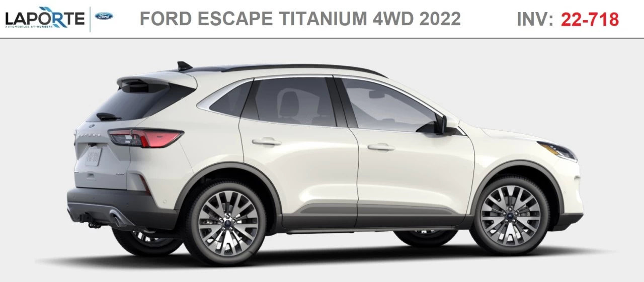 2022 Ford Escape Titanium AWD Image principale