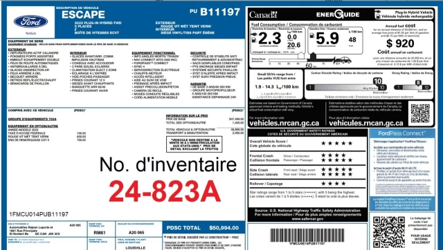 Ford Escape PHEV 2023