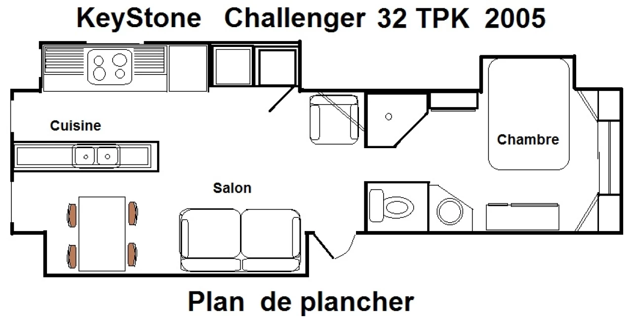 2005 Keystone Challenger TPK32 KEYSTONE CHALLENGER 32TKP Image principale