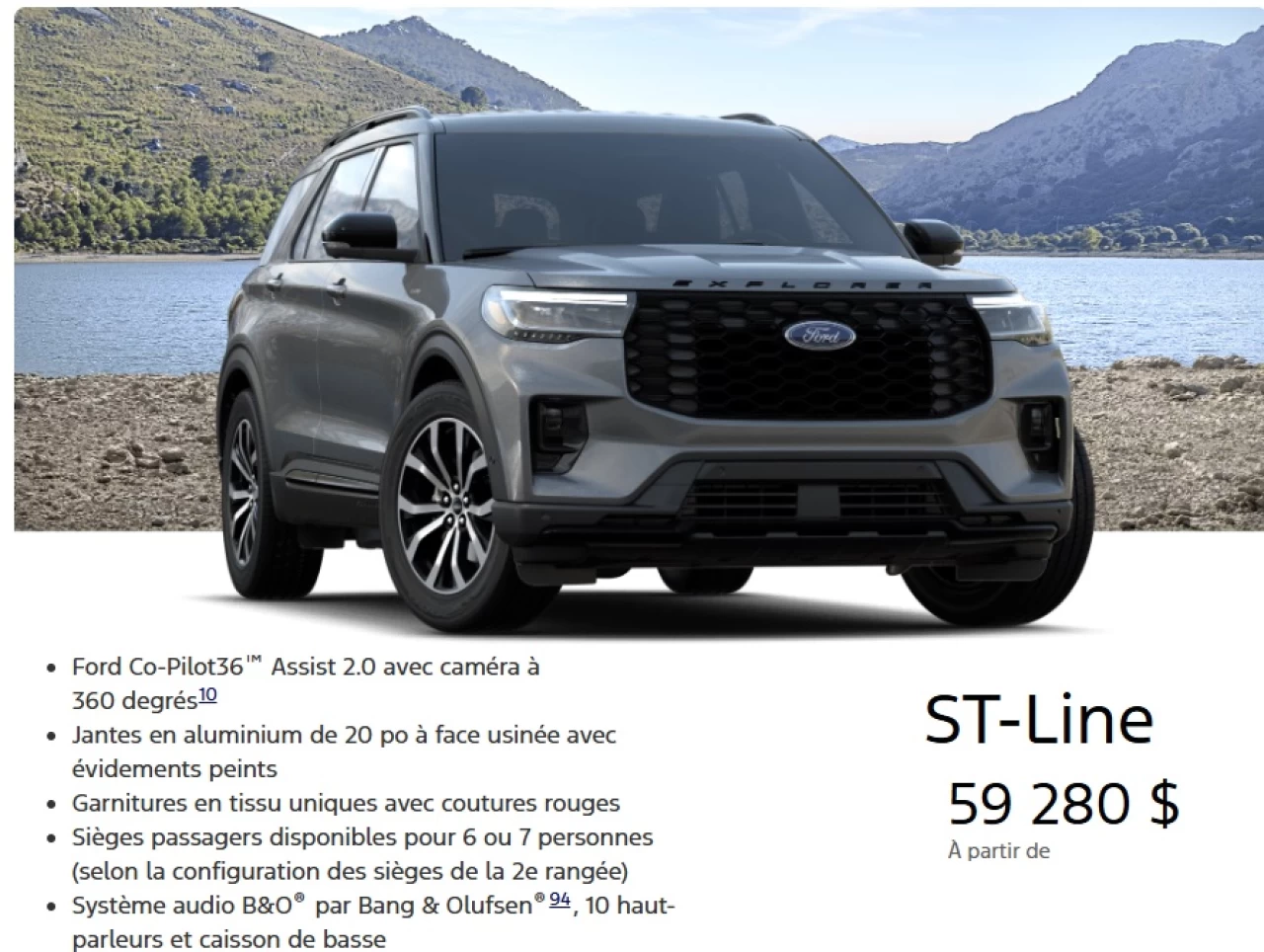 2025 Ford Explorer ST-Line Image principale