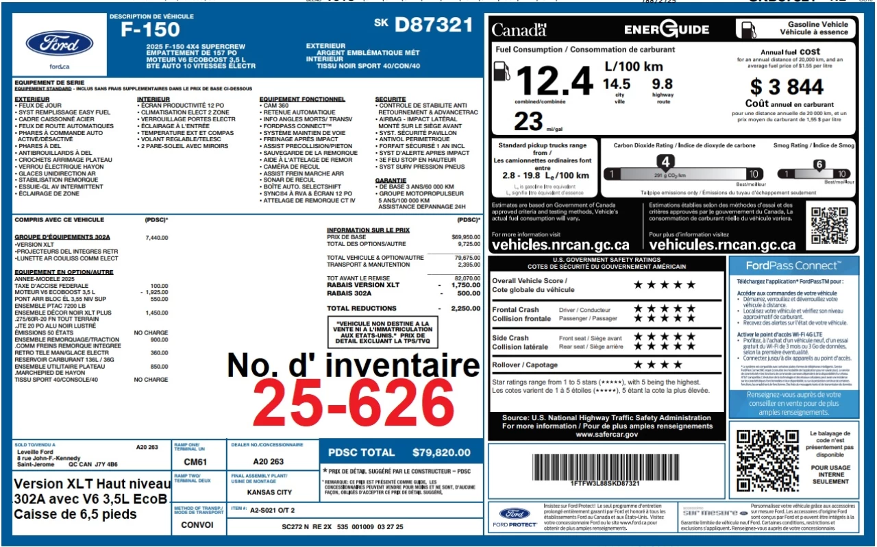 2025 Ford F-150 XLT Image principale
