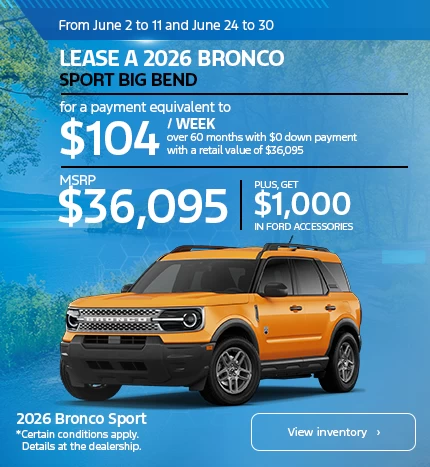2026 Bronco Sport