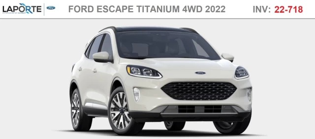 Ford Escape Titanium AWD 2022