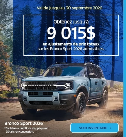 Bronco Sport 2026
