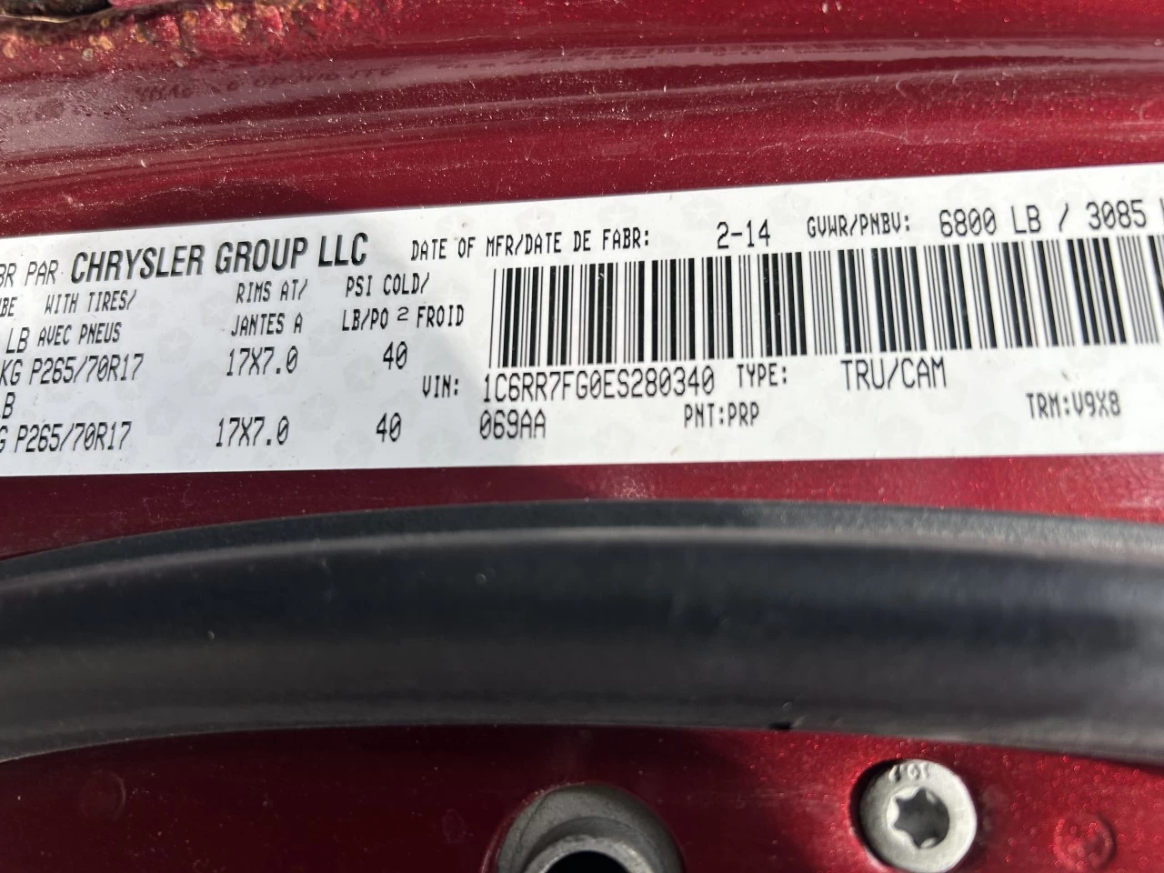 2014 Ram 1500 ST 4x4 Image principale