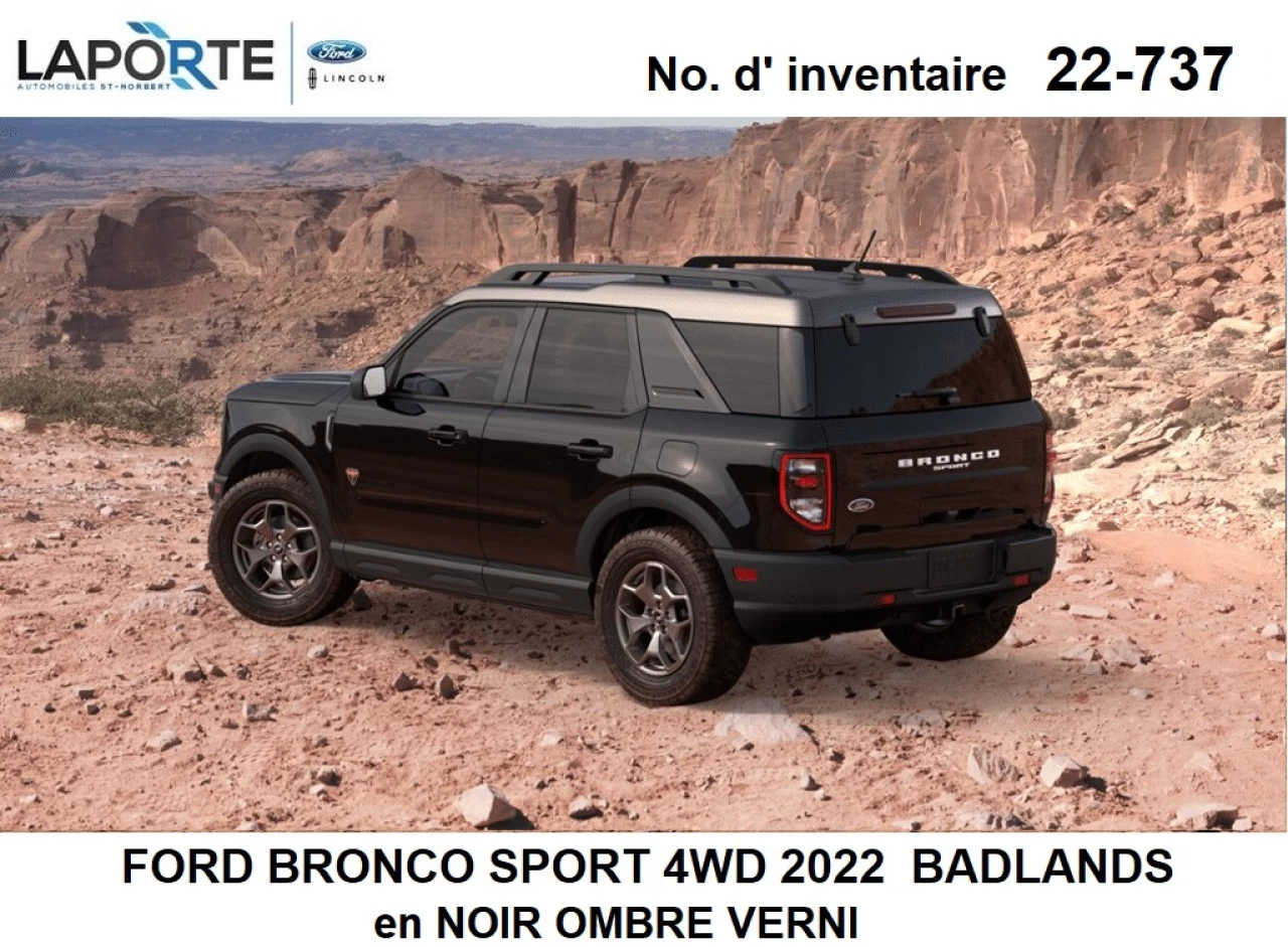 2022 Ford Bronco Sport BADLANDS Main Image