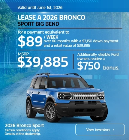 2026 Bronco Sport