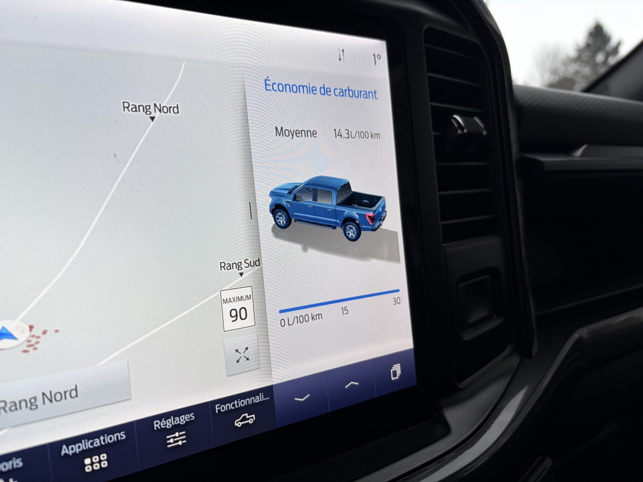 2021 Ford F-150 XLT 3.5L ECOBOOST 302A FX4 ÉCRAN 12 PO CARPLAY ANDROID AUTO SIEGES CHAUFFANTS Main Image