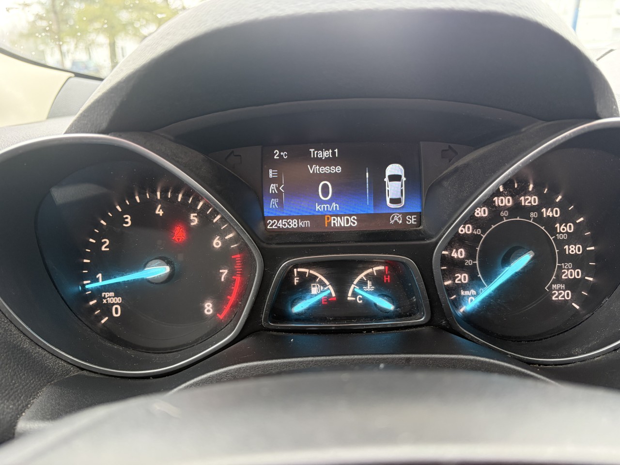 2017 Ford Escape TITANIUM AWD 2.0L, CUIR, GPS, TOIT PANO SYNC3 CAMÉRA DE RECUL Main Image