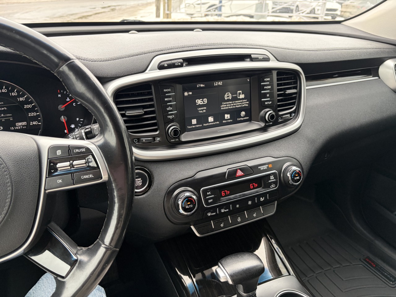 2019 Kia Sorento EX V6 CUIR SIEGES CHAUFFANT VOLANT CHAUFFANT CAMERA DE RECUL PNEUS D’HIVER/ÉTÉ Main Image