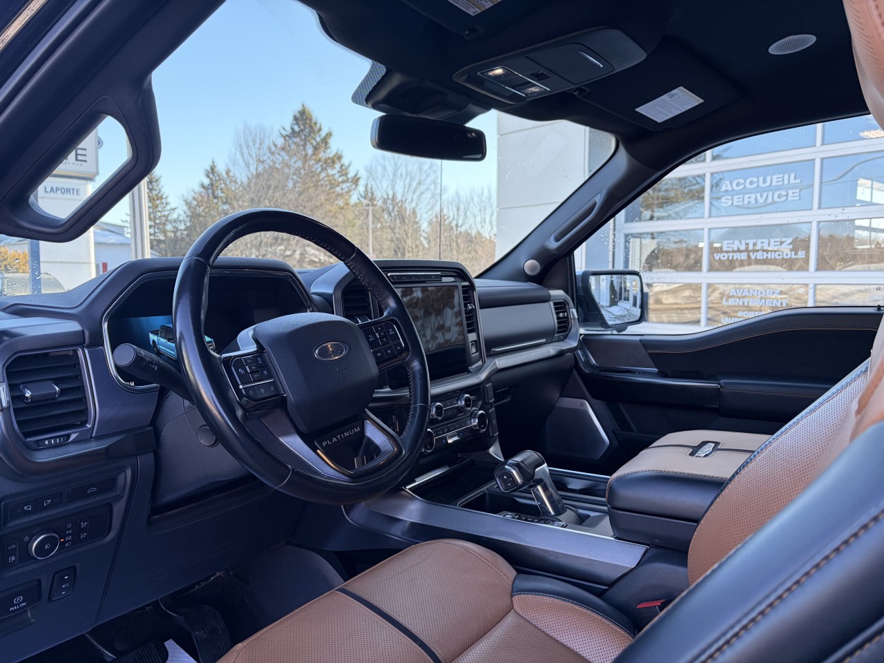 2021 Ford F-150 PLATINUM 701A HYBRIDE CUIR ENSEMBLE REMORQUAGE Main Image