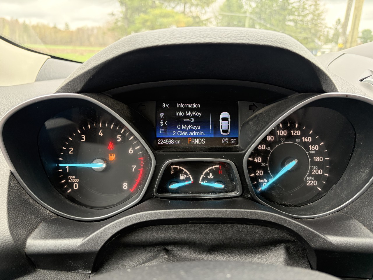 2017 Ford Escape TITANIUM AWD 2.0L, CUIR, GPS, TOIT PANO SYNC3 CAMÉRA DE RECUL Main Image
