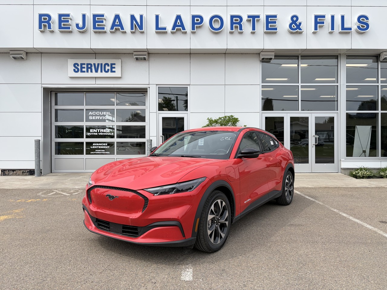 Red 2026 Ford Mustang Mach-E Select AWD SUV / Crossover All-Wheel Drive Automatic