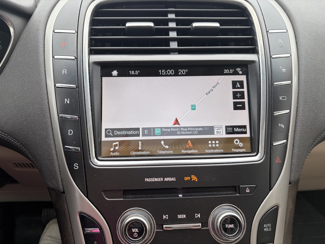 2019 Lincoln Nautilus RESERVE TOIT OUVRANT LUMIERE AMBIANT Main Image