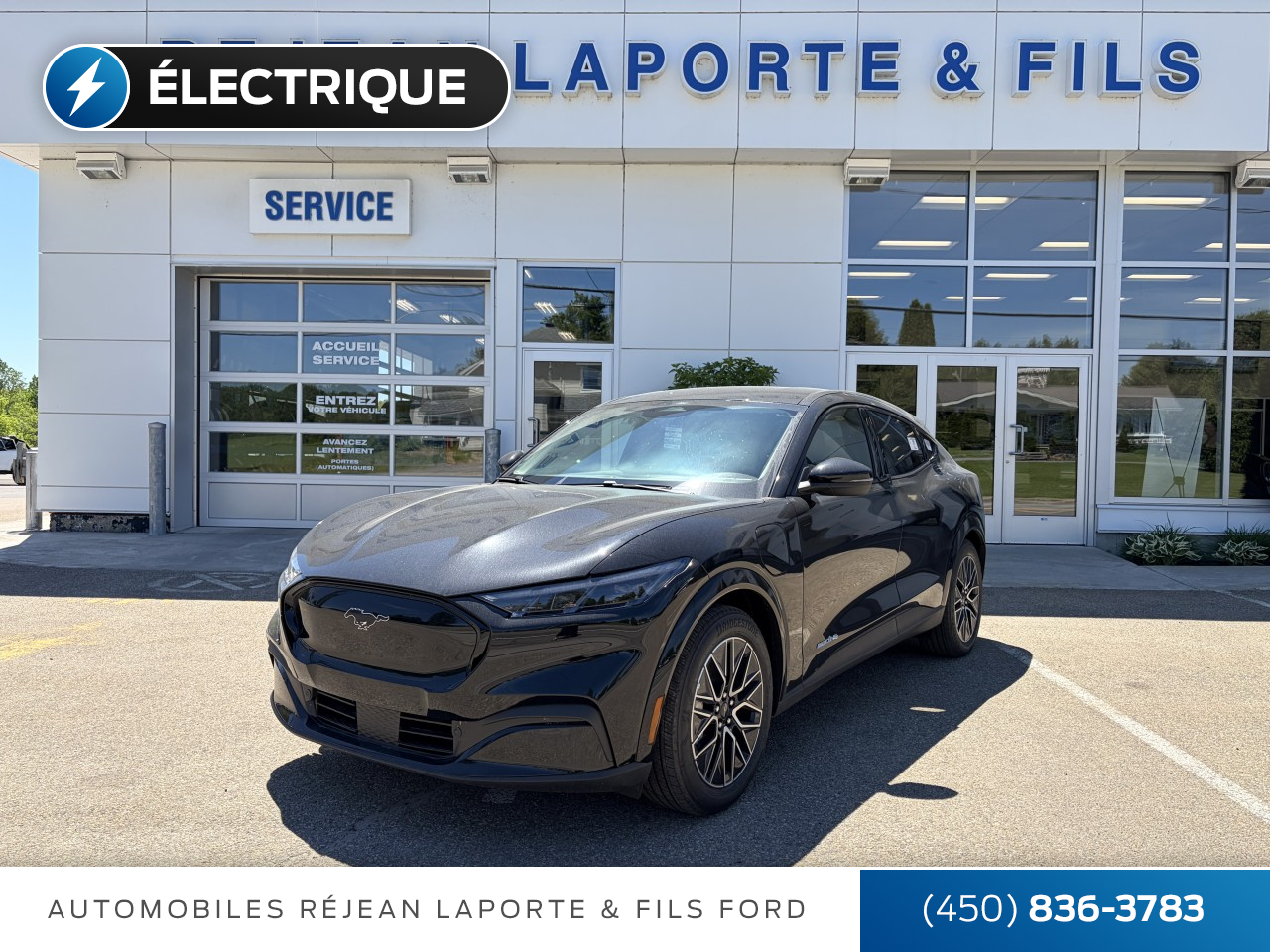 Black 2026 Ford Mustang Mach-E Premium AWD SUV / Crossover All-Wheel Drive Automatic